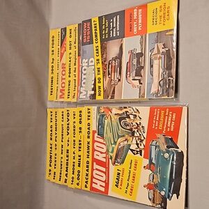 1958 Hot Rod & Motor Trend Magazine Lot